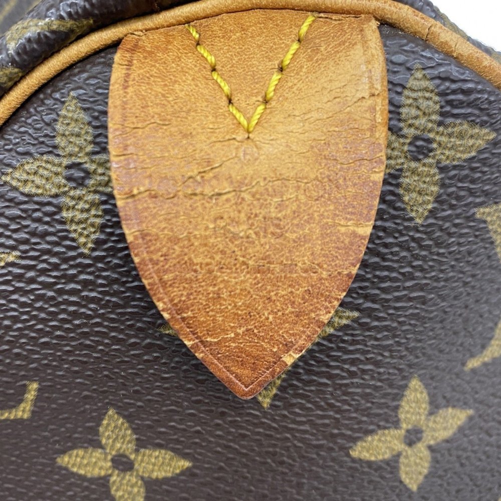 LOUIS VUITTON Brown Monogram Speedy 40 Bag - Picture 5 of 13